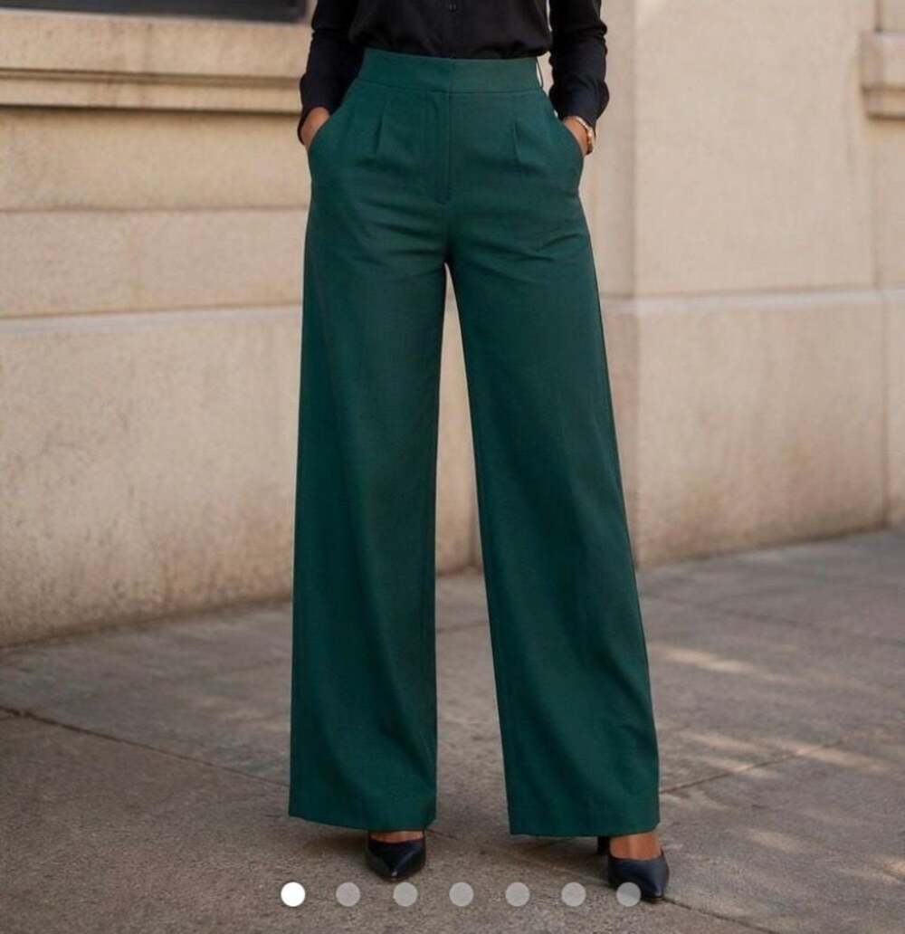 Abercrombie & Fitch The A&F Sloane Tailored Pant Dark Green Size 27 4R